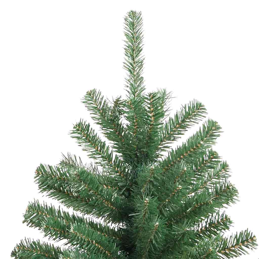 Artificial Hinged Christmas Tree Green 270 cm PVC and Metal